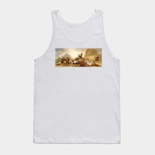 The Threshing Floor by Francisco Goya Tank Top